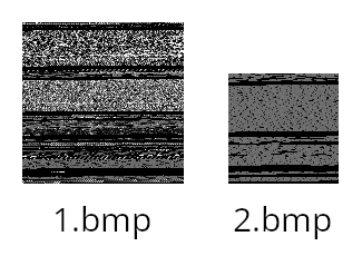 Preview of the 2 bitmap files Image